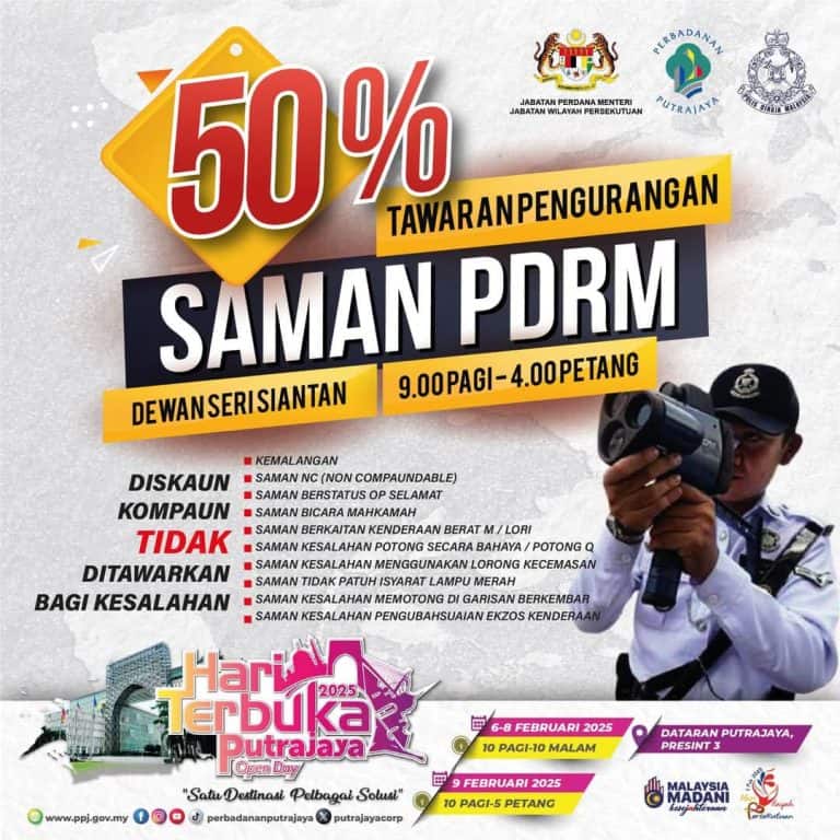 diskaun saman polis pdrm 2025