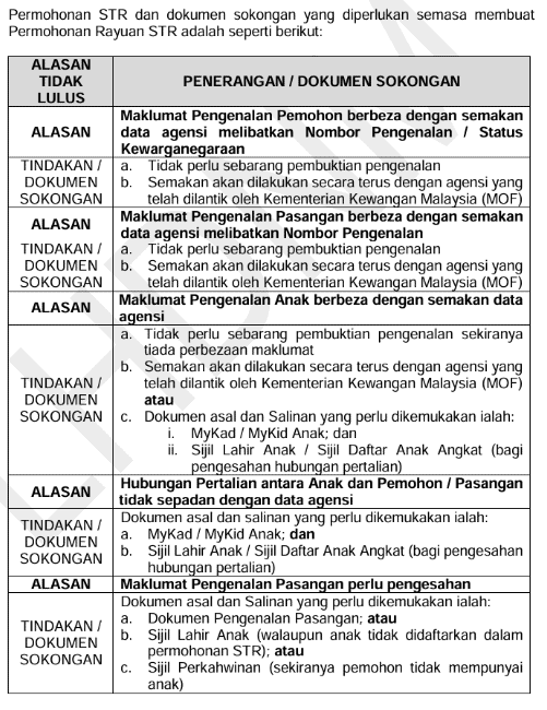 Bila Rayuan STR Masuk? - Tarikh & Cara Mohon Rayuan