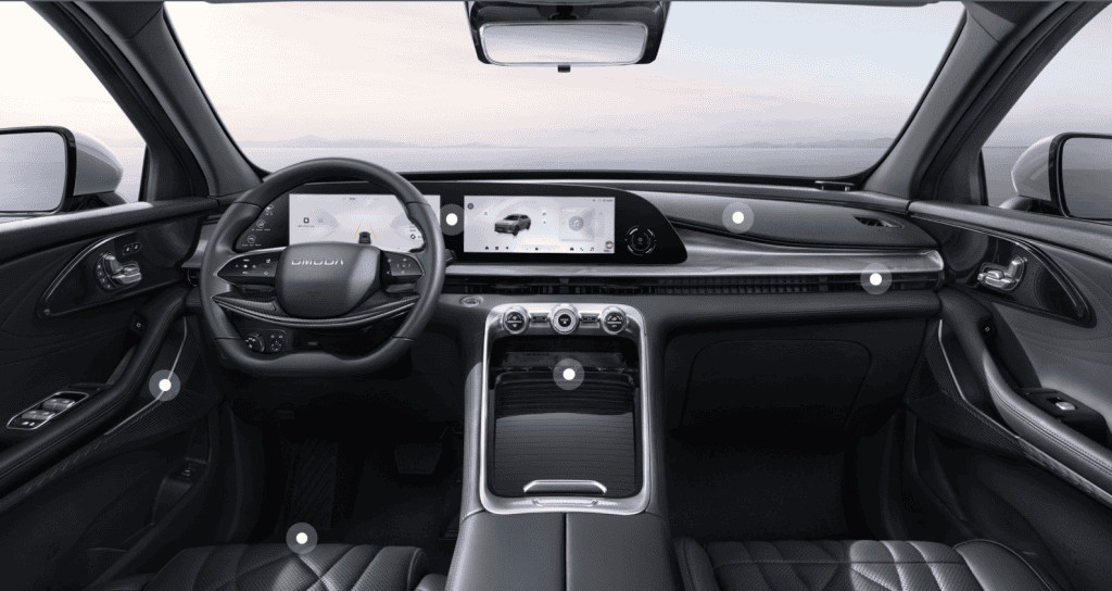 interior jaecoo c9