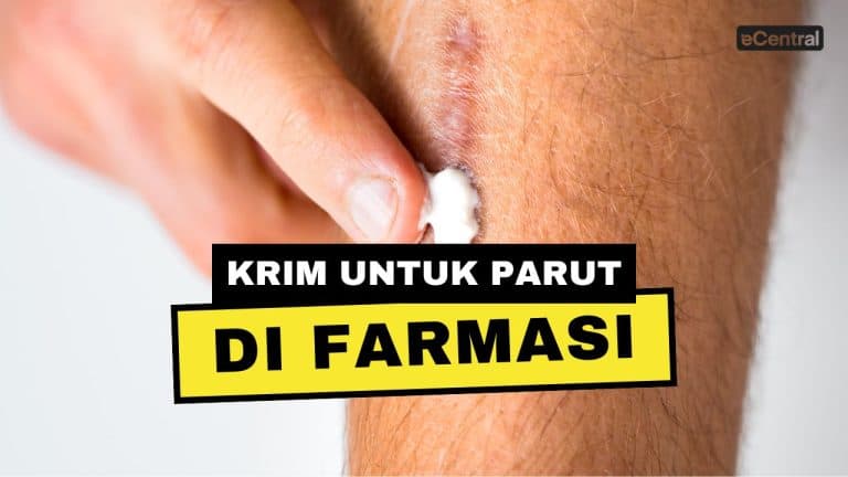 krim hilangkan parut di farmasi