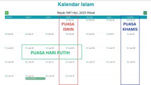 Puasa Rejab 2025