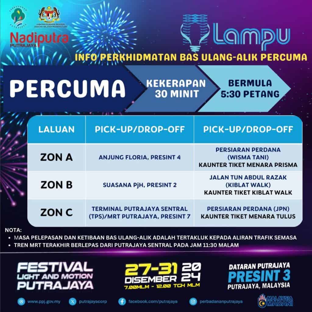 pengangkuran lampu putrajaya