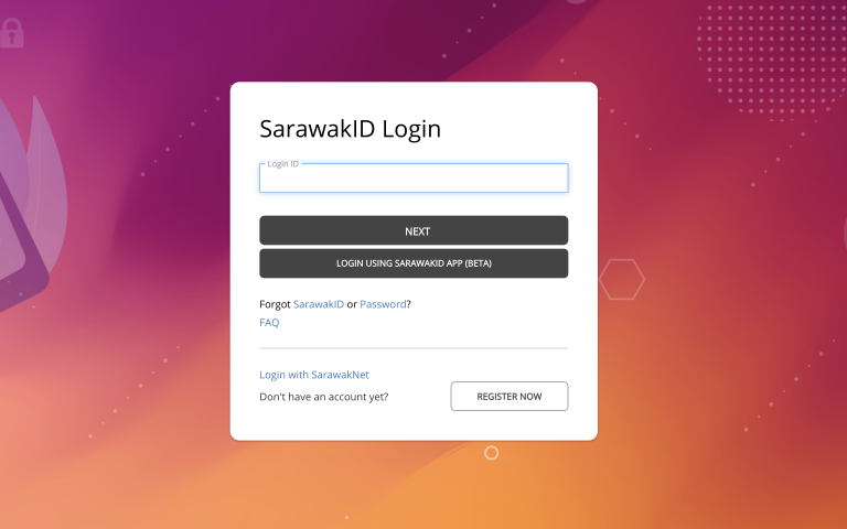 Reset Sarawak ID