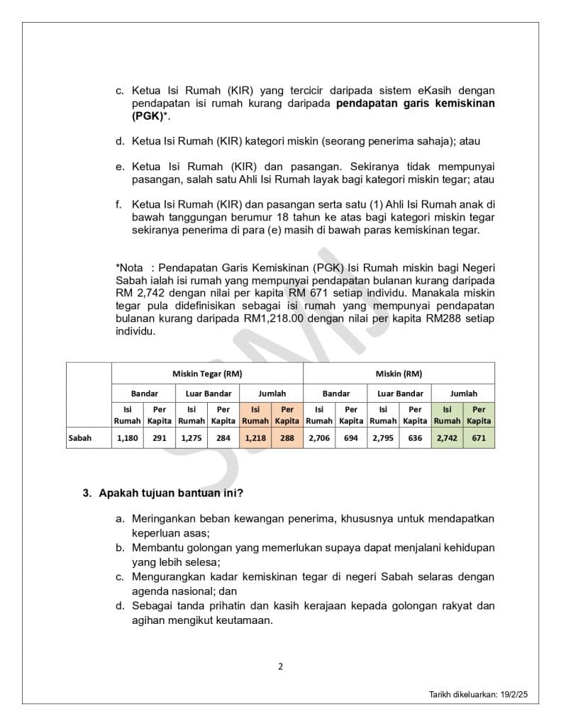 Sentuhan Kasih Rakyat sabah