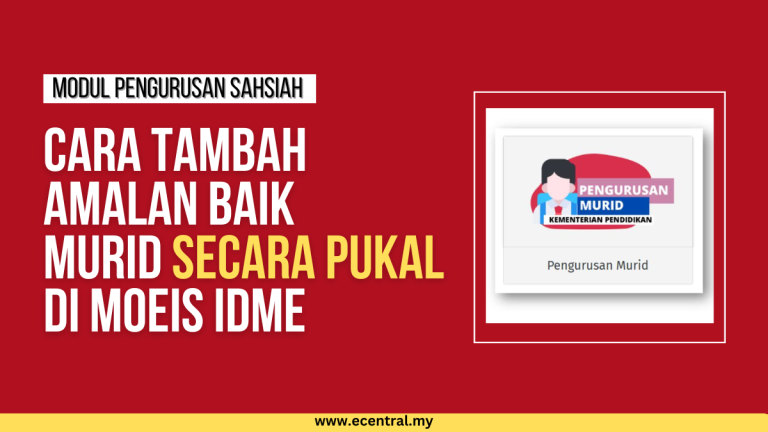 modul pengurusan sahsiah