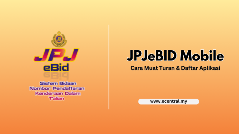 JPJeBID Mobile - Cara Muat Turun & Daftar Aplikasi