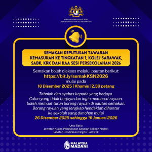 kelas seliaan sarawak