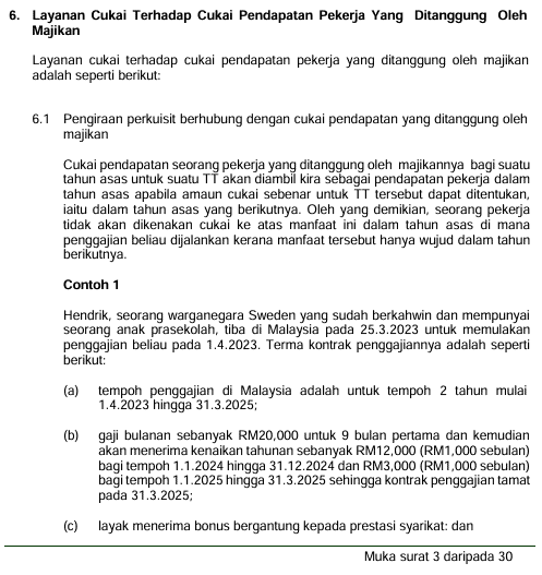 Cukai Ditanggung Majikan lhdn efiling