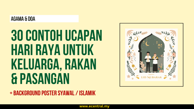 30 Contoh Ucapan Hari RayA Untuk Keluarga, Rakan & Pasangan