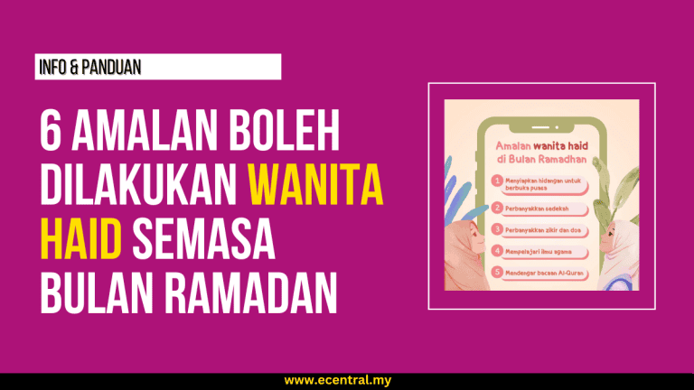 6 Amalan boleh dilakukan Wanita Haid semasa bulan ramadan