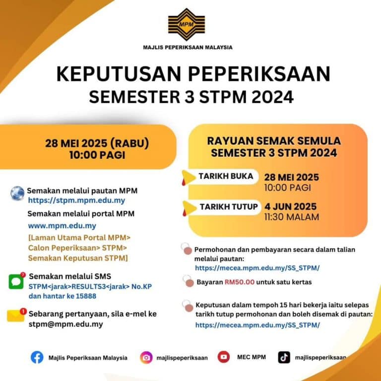 keputusan stpm semakan
