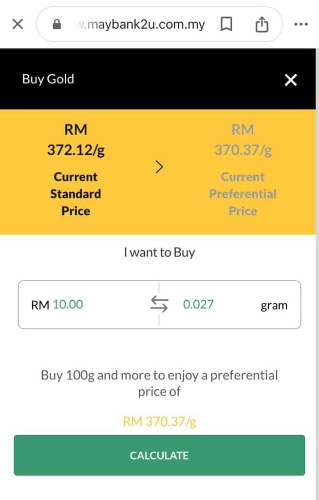emas maybank miga-i