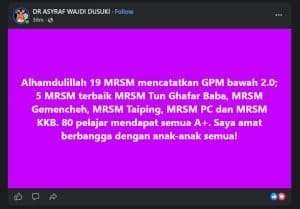 mrsm terbaik 2026 2025
