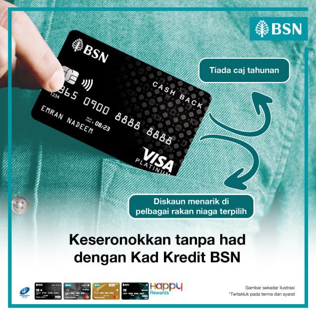 mohon kad kredit BSN