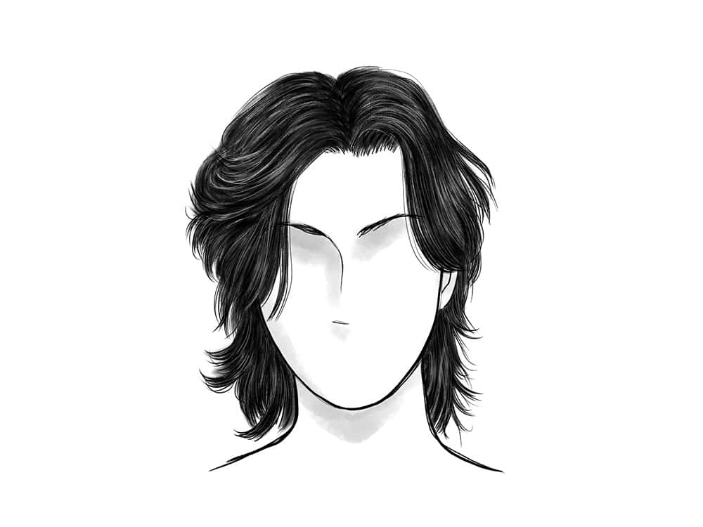 gaya rambut mullet lelaki