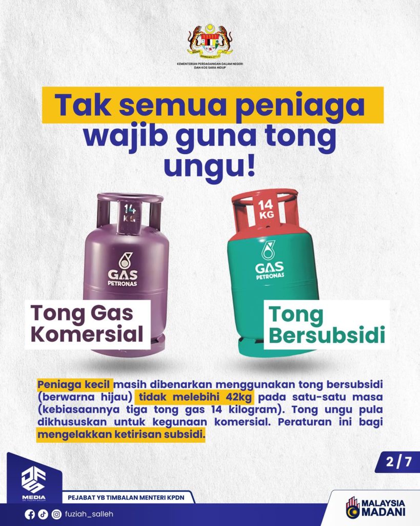 Tong Gas Ungu