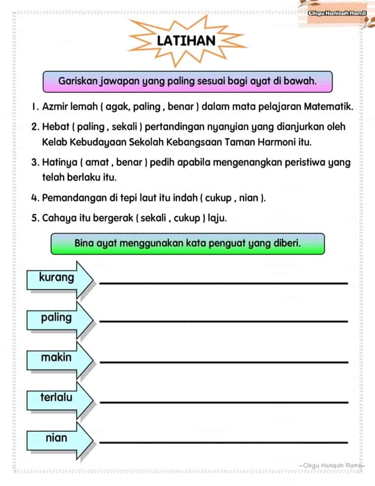 kata penguat