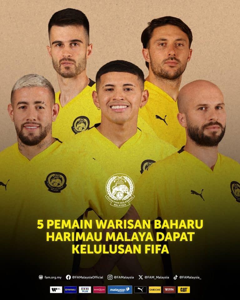 5 pemain warisan harimau malaya