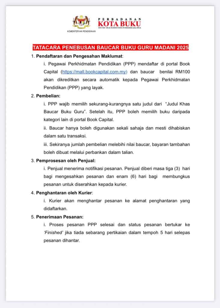 baucar buku guru 2025
