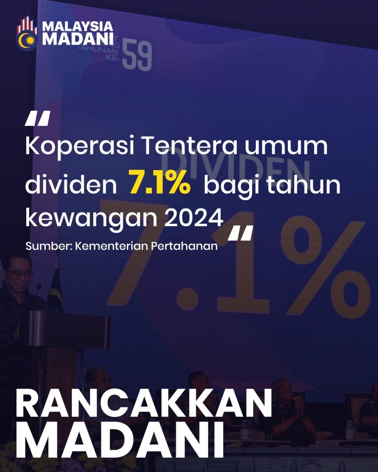 dividen koperasi tentera