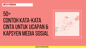 50+ Contoh Kata-kata Cinta untuk Ucapan & Kapsyen Media Sosial