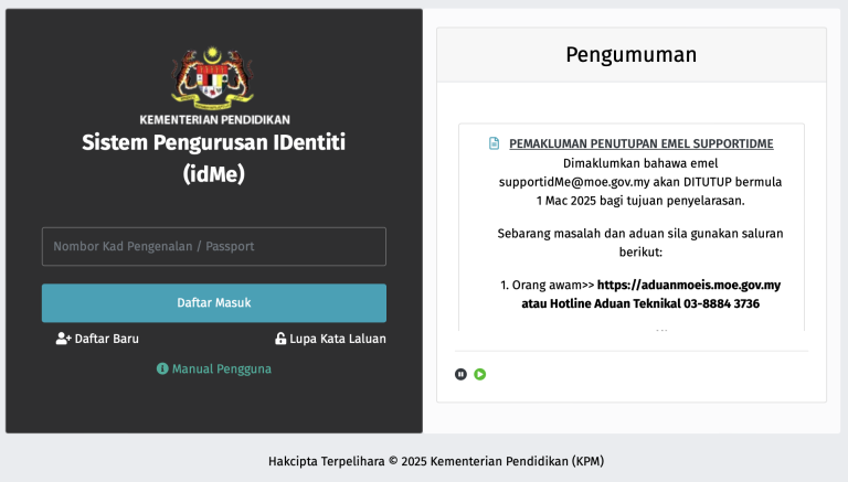 idme ibu bapa