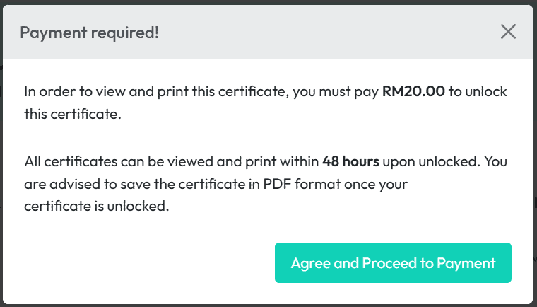 PDF Self Print e-Sijil MUET