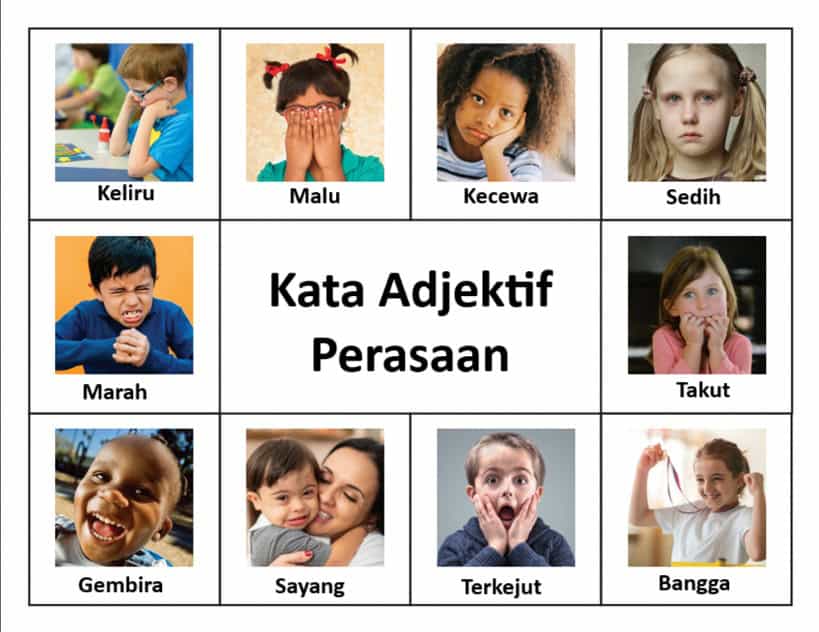 kata adjektif perasaan 