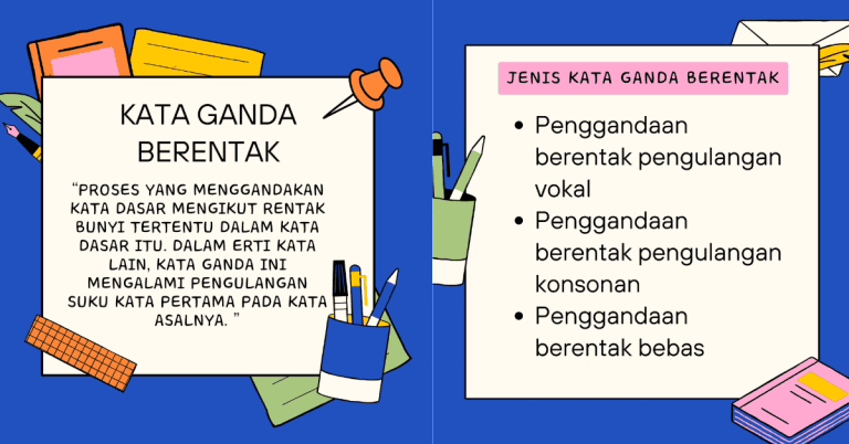 kata ganda berentak