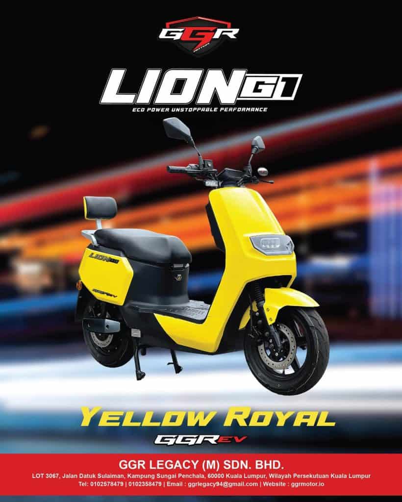 lion g1 ggr harga motor elektrik malaysia