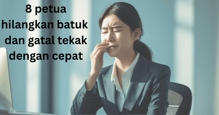 petua hilangkan batuk dan gatal tekak dengan cepat