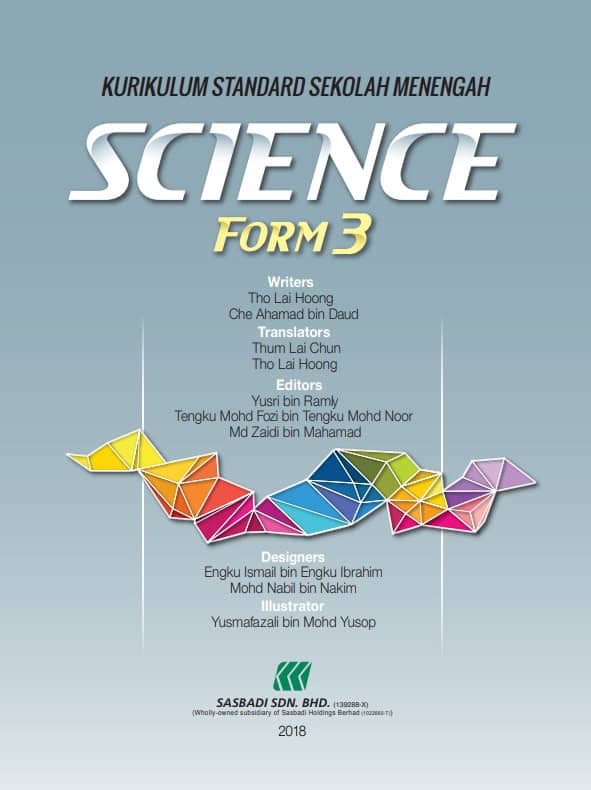 buku teks sains tingkatan 3 dlp