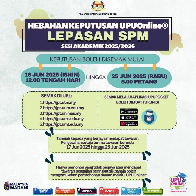 semakan upuonline 2025 spm