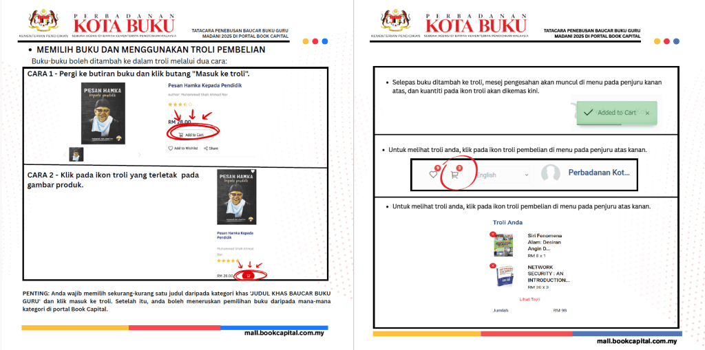 baucar buku madani 2025