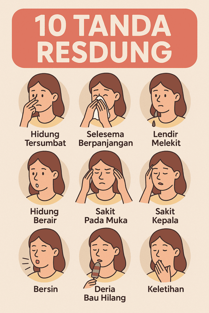 cara hilangkan resdung