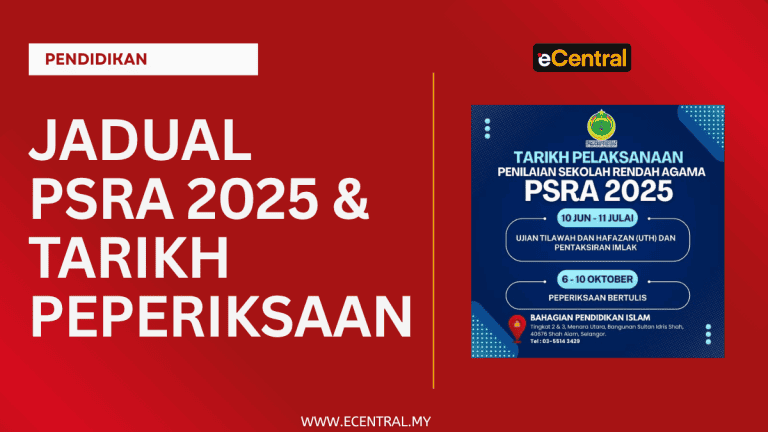 Jadual PSRA 2025 & Tarikh Peperiksaan