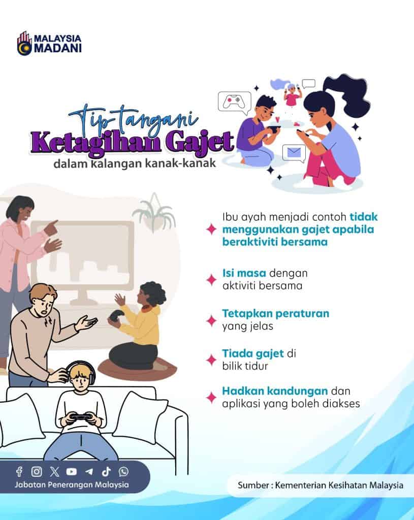 ketagihan gajet pelajar