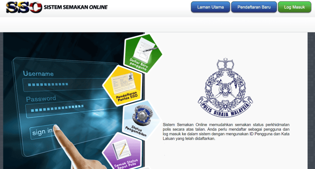 cara cek saman guna no plat