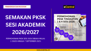 Semakan PKSK sesi akademik 2026/2027