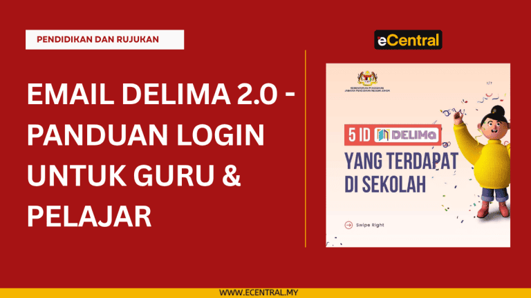 Email DELIMa 2.0 - Panduan Login untuk Guru dan Pelajar