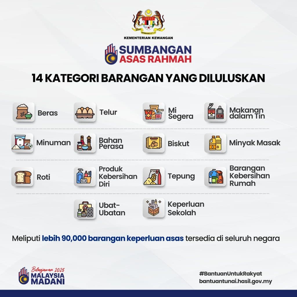duit dalam mykad sara untuk semua rm100 one-off