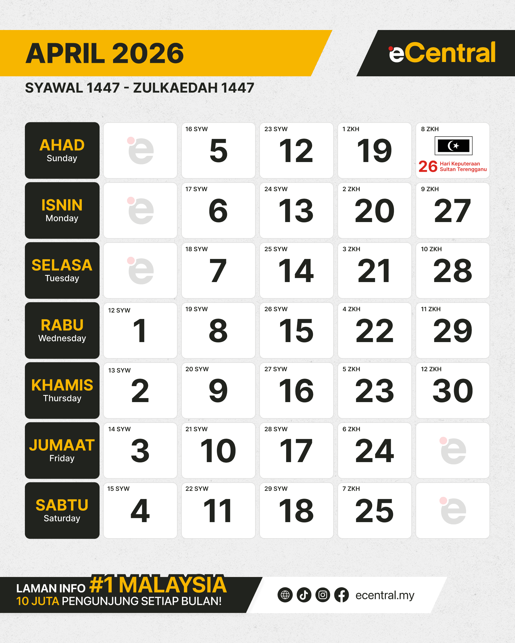 Malaysia Public Holiday 2026