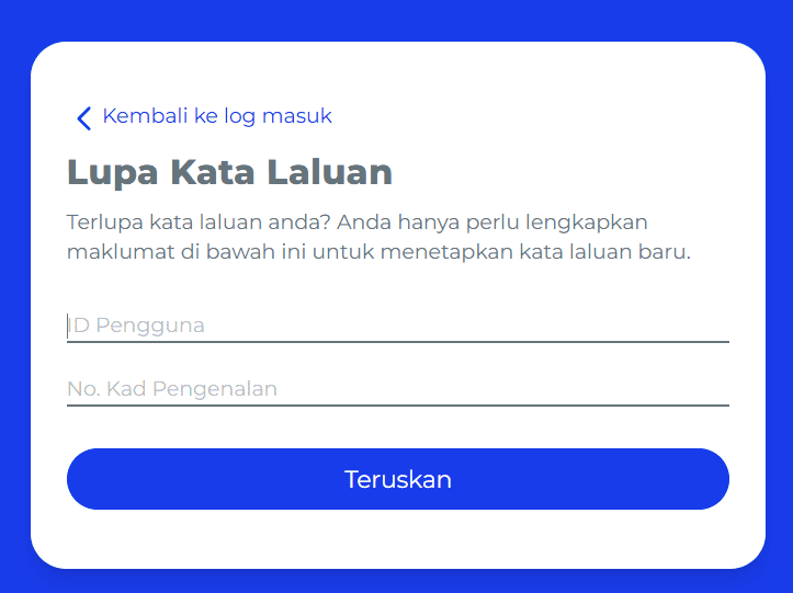Lupa Kata Laluan ASB 