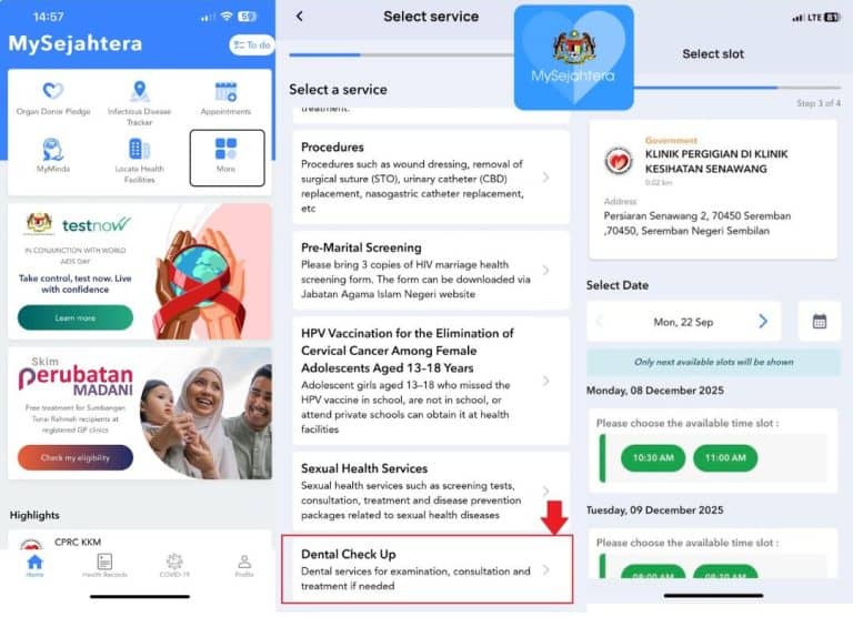 klinik gigi mysejahtera