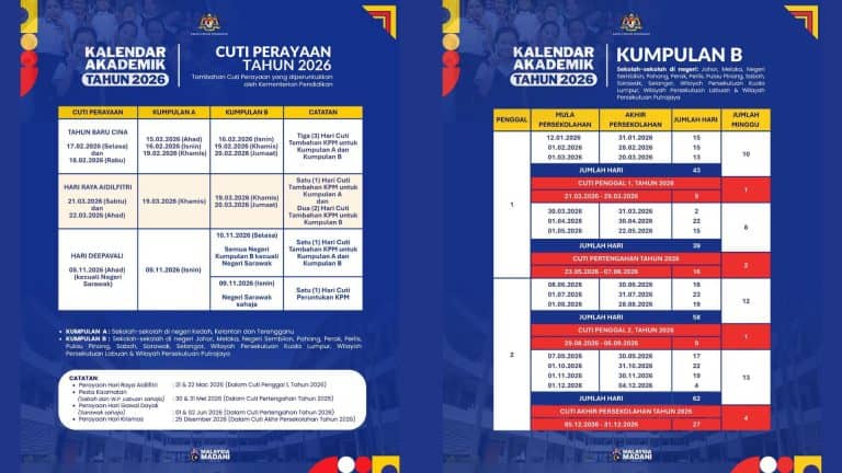 takwim sekolah kpm 2026 kalendar akademik