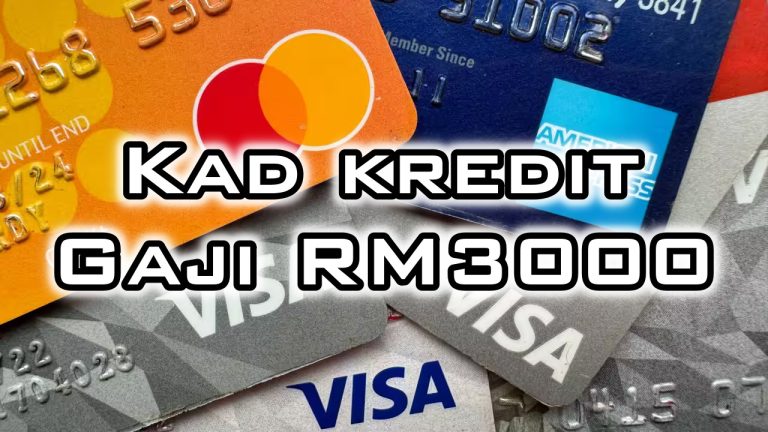 Kad kredit gaji RM3000