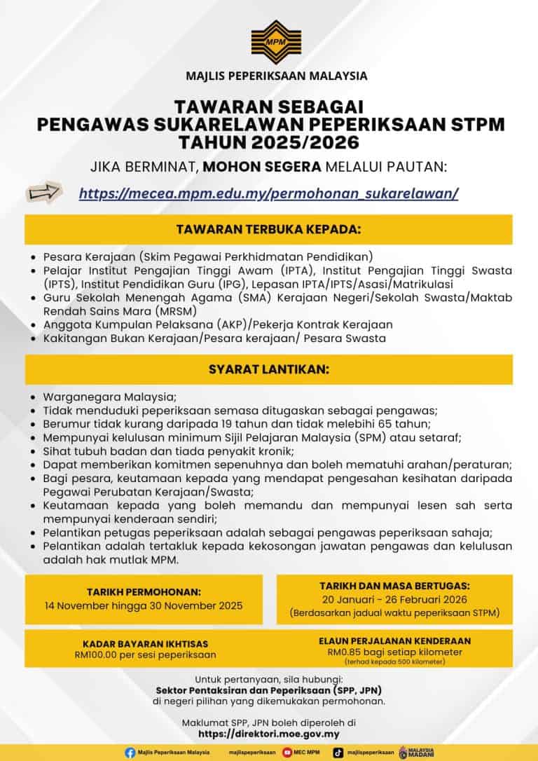 sukarelawan stpm 2025