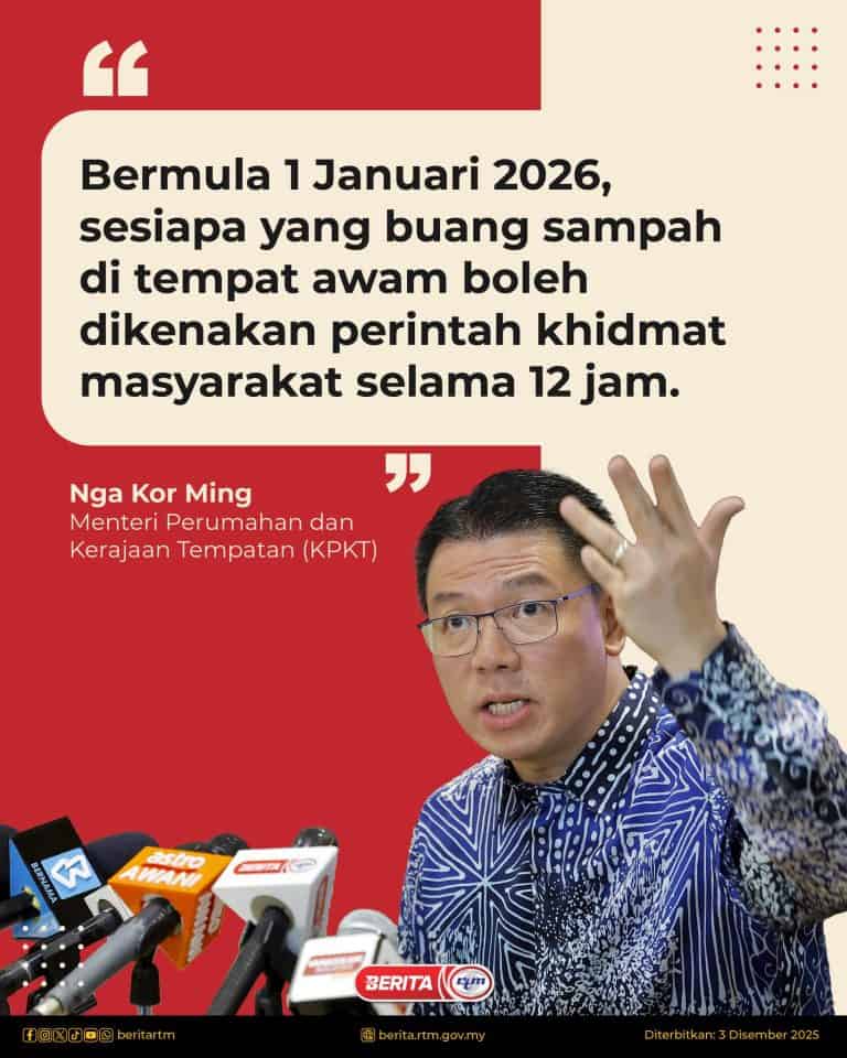 Denda Buang Sampah 2026