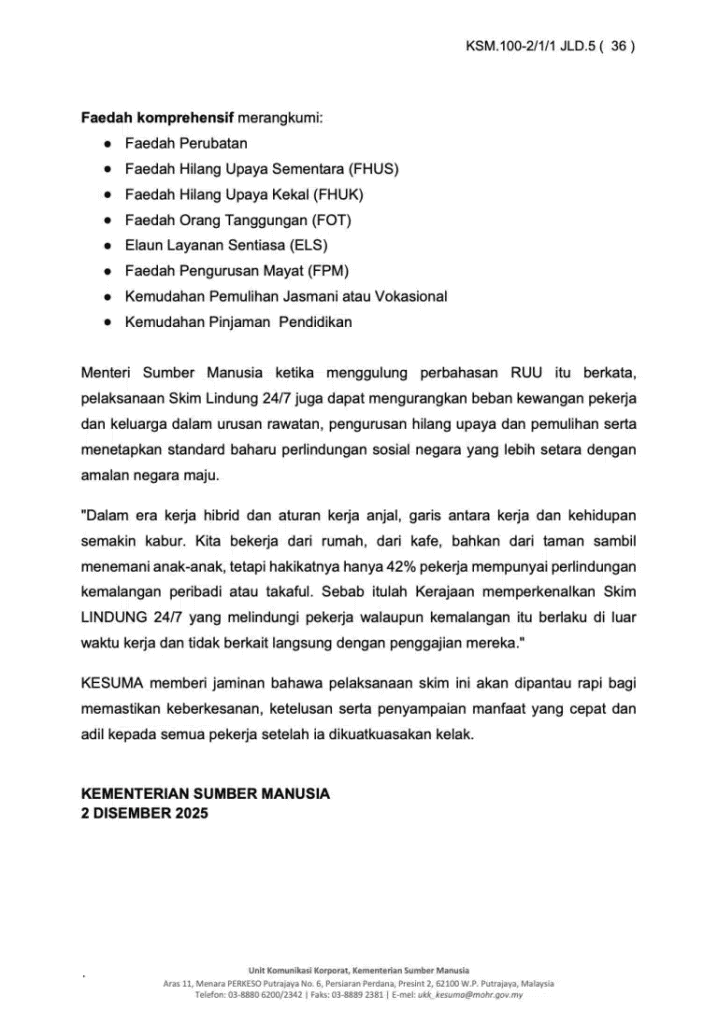 Skim Lindung 24/7 PERKESO