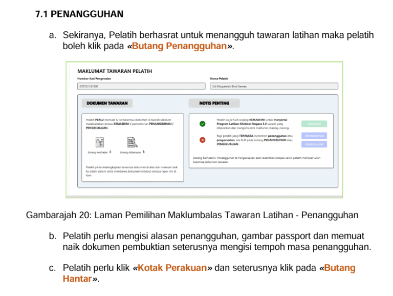 Semakan PLKN SIRI 3/2026 (Program Latihan Khidmat Negara)